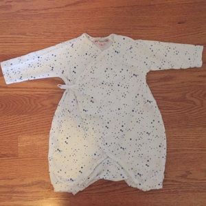 Bonpoint Glitter Star Print Romper sz 3 months